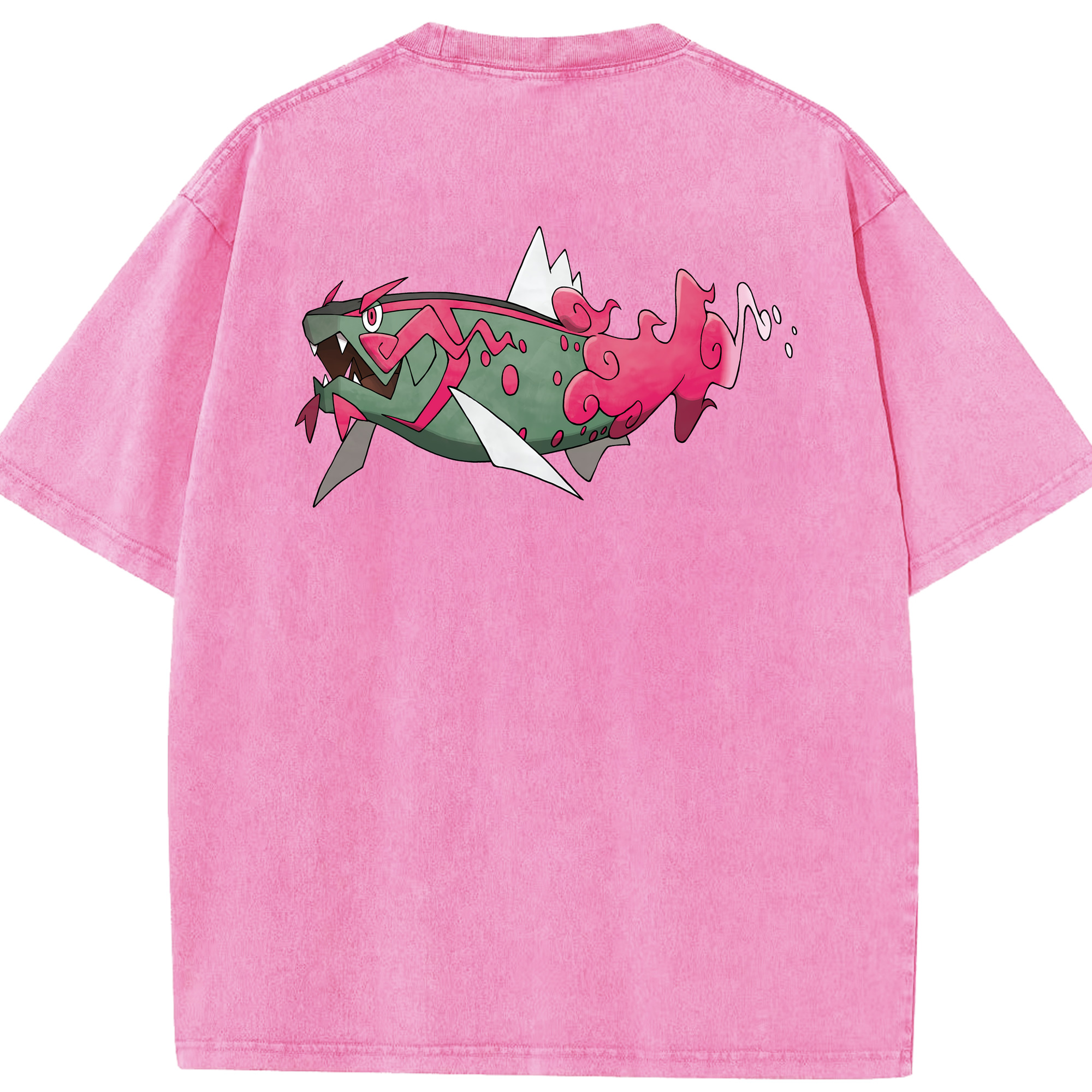（画像用） ポケットモンスター Pokémon 綿100% ヴィンテージ風 半袖Tシャツ（背面プリント）